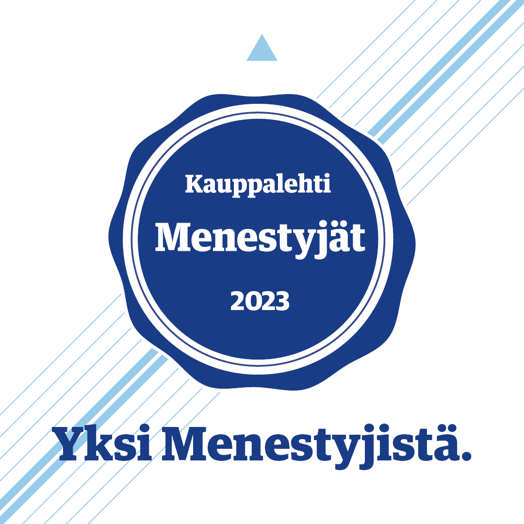 Kauppalehti menestyjät 2023 Logo
